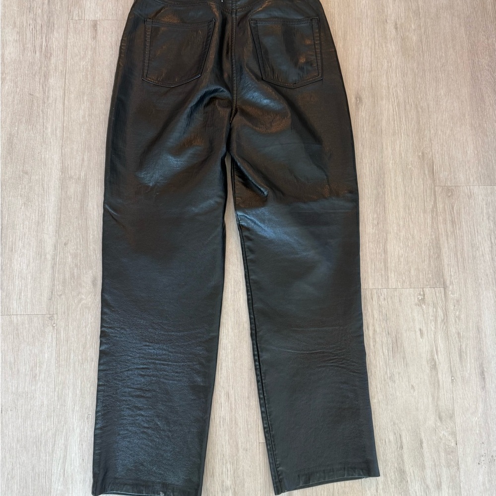 Aritzia Black Leather Pants - Picture 5 of 5